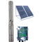 1 تا 28 مکعب H 4 اینچ DC Deep Well پمپ آب BLDC خورشیدی برای آبیاری